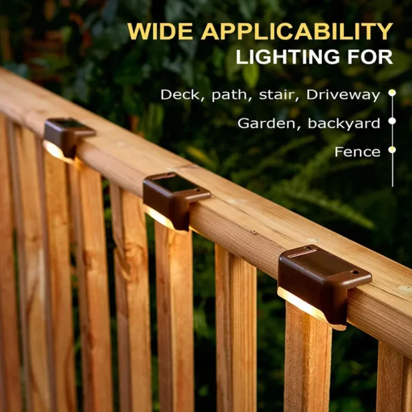 Elegantes luces solares para terraza para decoración exterior moderna, combinando un diseño estilizado con funcionalidad práctica para cualquier patio trasero o terraza