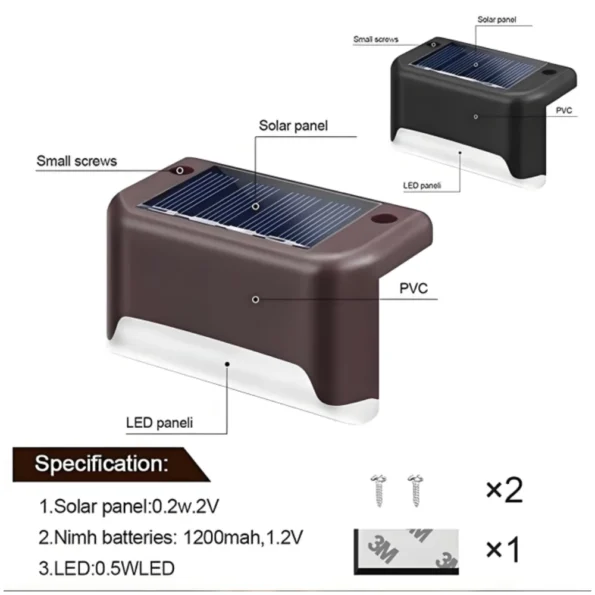 Luces solares para terraza para espacios pequeños y jardines minimalistas, compactas y discretas mientras proporcionan una iluminación exterior efectiva