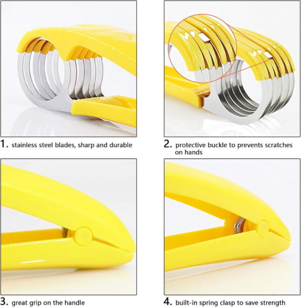 Convenient Banana Slicer - Simplify banana slicing with this handy kitchen tool