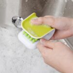 Improved Grip with Non-Slip Blade Brush – Effortlessly tackle dirt and grime