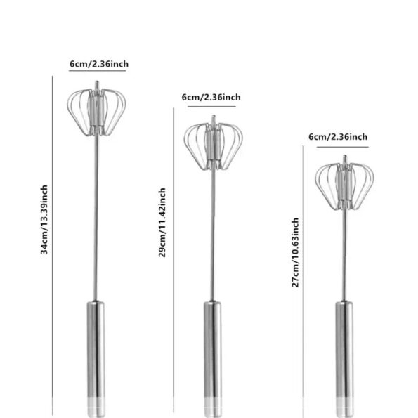 Efficient Semi-automatic Egg Whisk - Streamline your whisking process with this effective tool