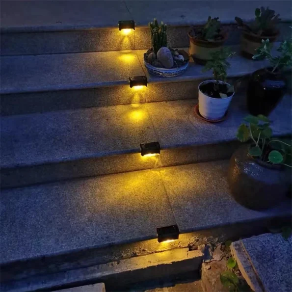 Efficient Solar Deck Lights - Add ambiance and safety to your deck