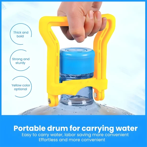 Manico ergonomico per bottiglia d'acqua da 5 galloni, facile da trasportare con una mano