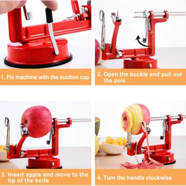 Kitchen Essential Apple Peeler Corer - Streamlines apple prep tasks with ease