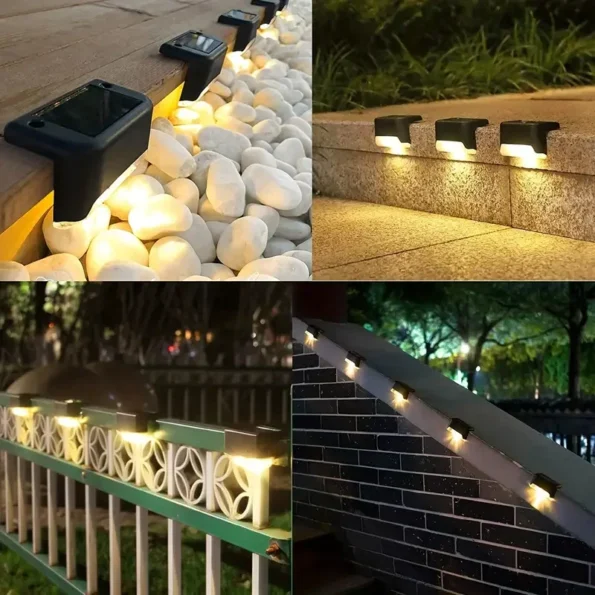 Luces solares para terraza con diseño impermeable para uso en todo tipo de clima, garantizando durabilidad y rendimiento en cualquier entorno exterior