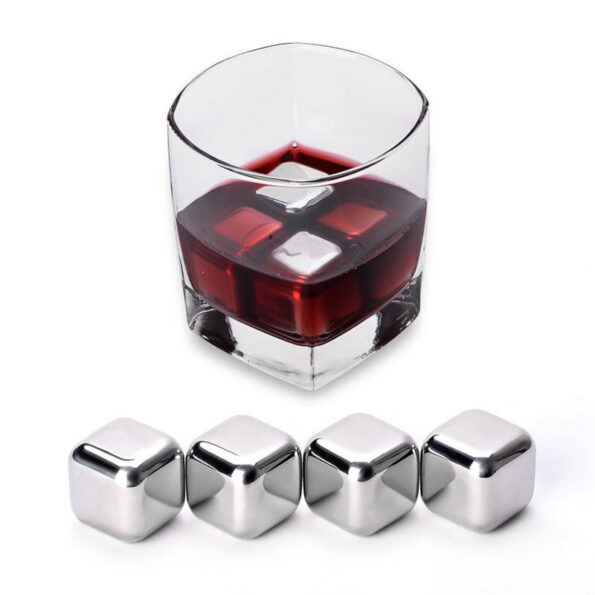 Stainless Steel Ice Cubes - Reusable chilling solution for drinks