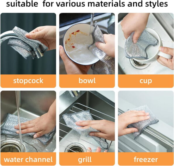 Versatile Cleaning Rag - Perfect for dishwashing, kitchen cleaning, and general household use