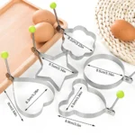 Durable Stainless Steel Egg Molds for Perfectly Shaped Eggs