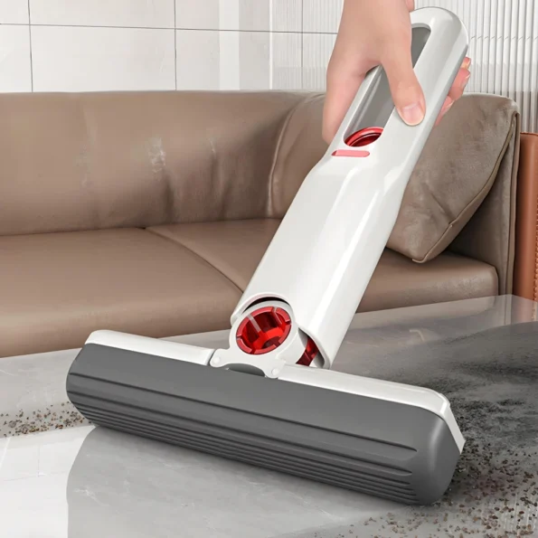 Mini fregona de esponja fácil de almacenar para apartamentos pequeños y vehículos recreativos, diseñada para ahorrar espacio manteniendo un potente rendimiento de limpieza