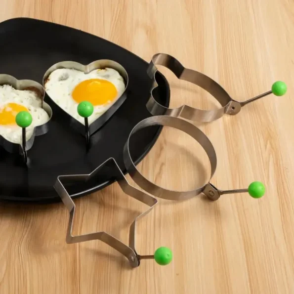 Rust-proof stainless steel egg molds for long-term use, crafted from high-quality materials to resist corrosion and wear