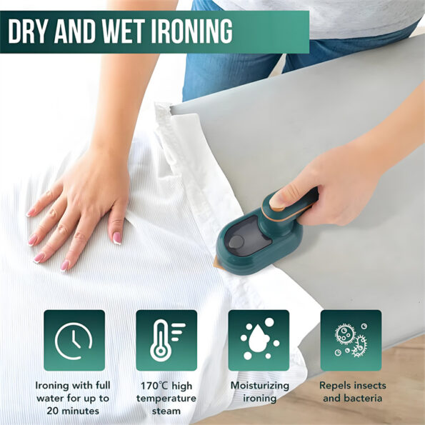 Travel-Friendly Garment Steamer - Easily smooth out wrinkles in your attire