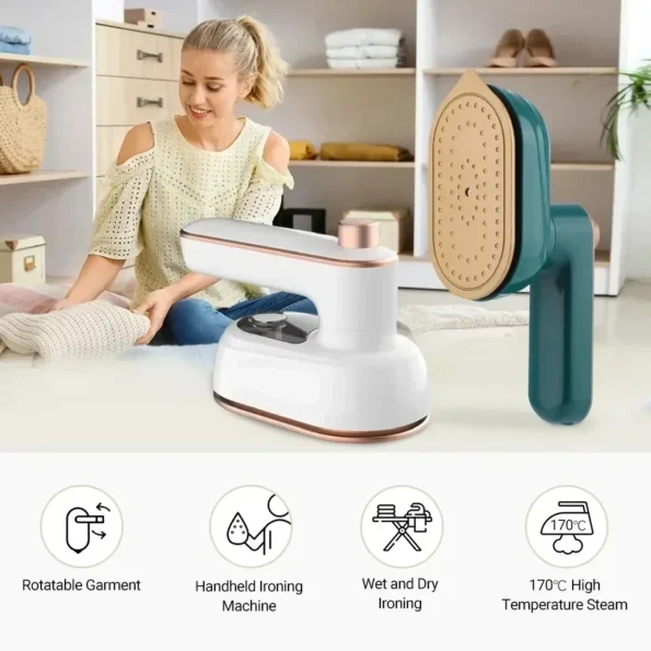 Vaporizador de ropa para viajes con diseño de uso dual