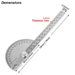 kf-S83347797ea574dfc95a16915099f69f42-Angle-Meter-Measure-Protractor-Ruler-Metal-Finder-180-Degree-Guage-Goniometer-Stainless-Steel-Woodworking-Wood-Measurement