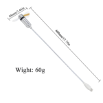 USB fan with high-tech chip for LED clock and temperature display