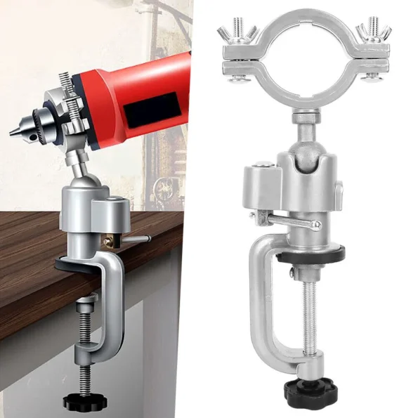 Gift idea: 360-degree bench clamp vise for craftsmen and makers, a practical and thoughtful present for anyone who loves hands-on projects
