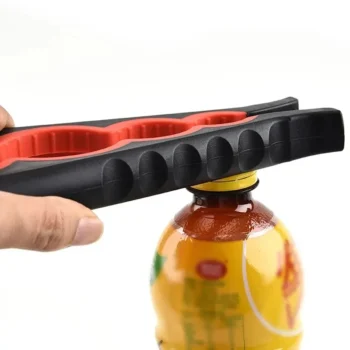 4-in-1 jar opener with easy-to-clean design for maintenance, dishwasher-safe and resistant to food residue buildup for hassle-free use
