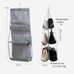 Compact 6-Pocket Hanging Organizer for Space-Saving Storage