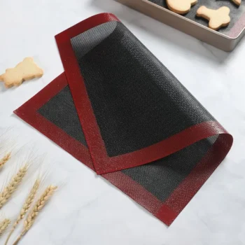 Durable EvenBake perforated mat made from high-quality non-stick material, designed to withstand frequent use without warping or sticking