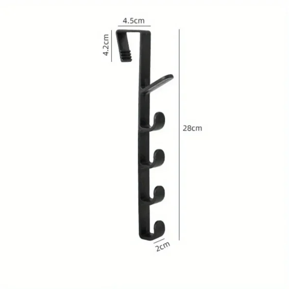 Over-the-door hat rack for travel accessories and on-the-go storage, portable and convenient for organizing luggage, bags, or gadgets