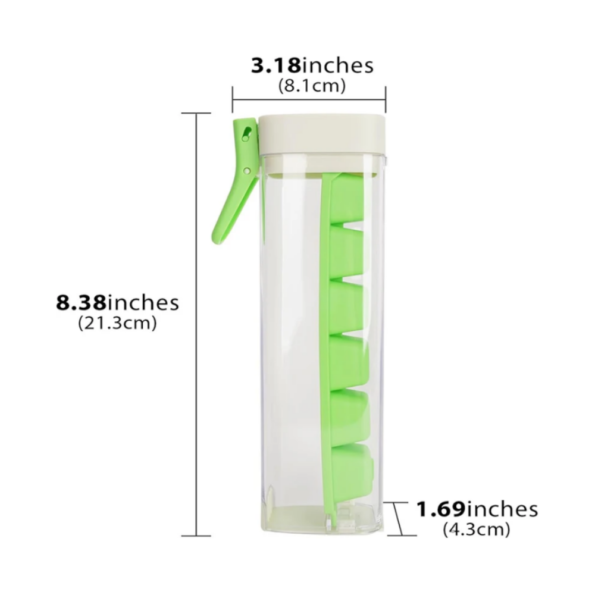 Smoothie severler ve kokteyl tutkunları için tek elle basmalı buz kalıbı, serinletici içecekler için mükemmel şekilli buz küpleri oluşturur